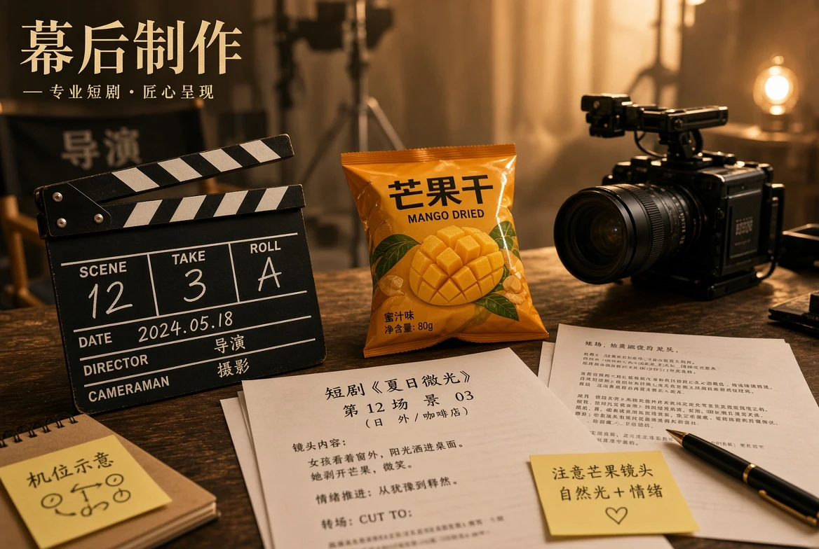 短剧制作流程说明图